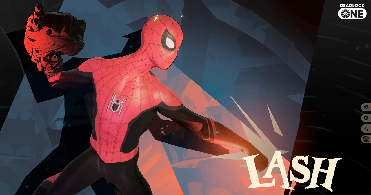 Мод для Deadlock: Spiderman Lash Skin 