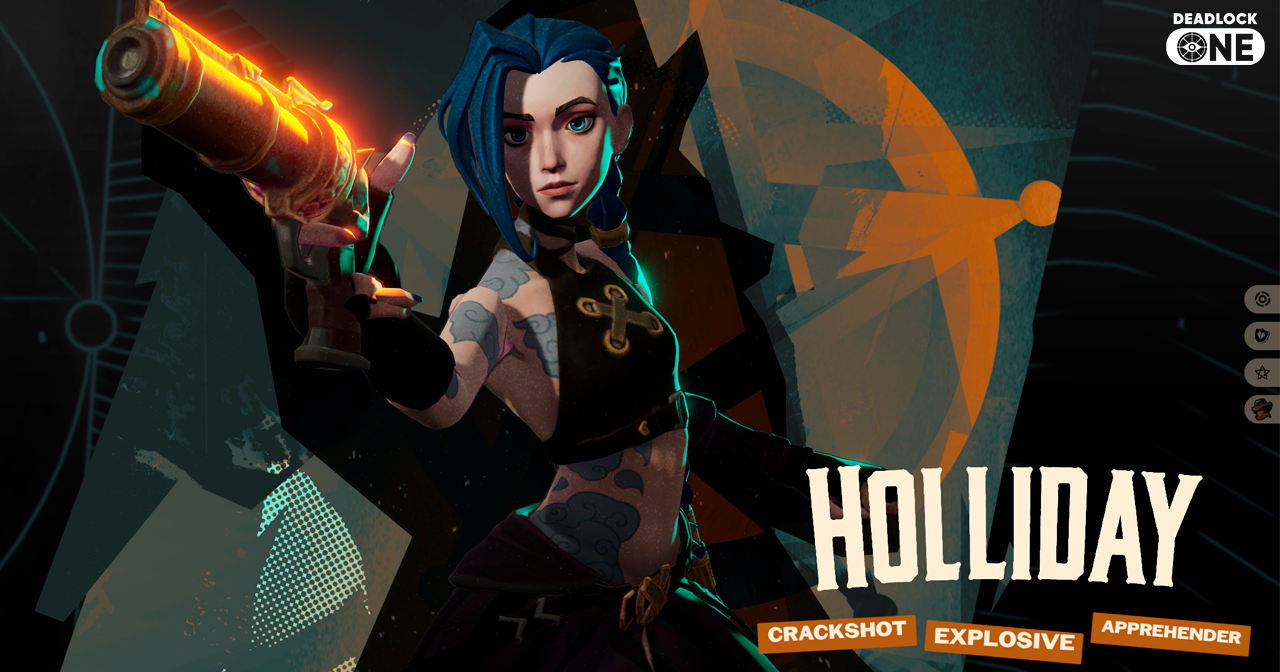 Jinx Holliday WIP — Джинкс из League of Legends в Deadlock
