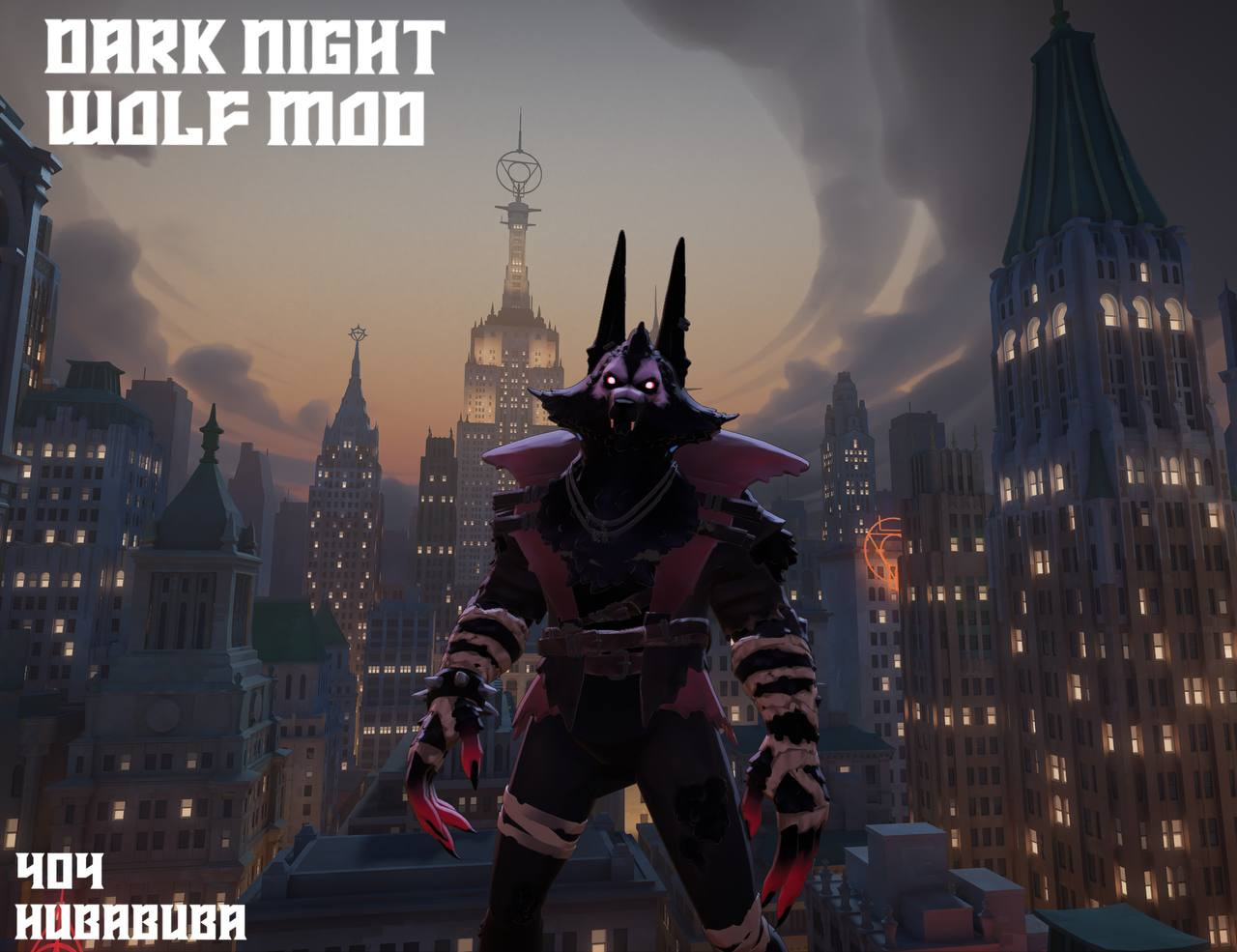 Dark Night Wolf Drifter Skin для Deadlock