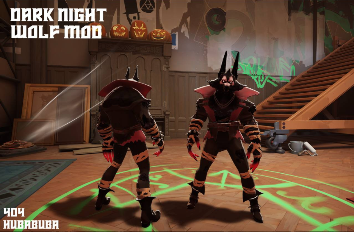 Dark Night Wolf Drifter Skin для Deadlock