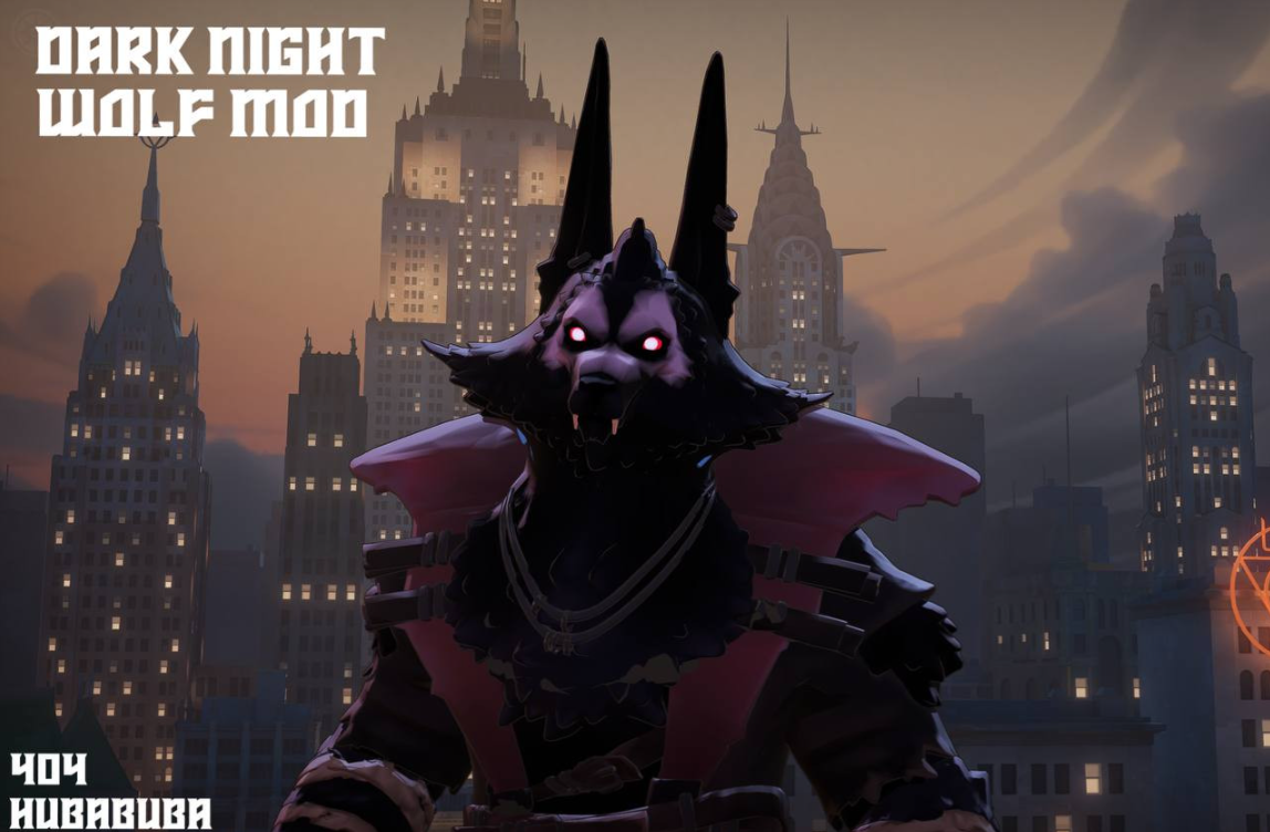 Dark Night Wolf Drifter Skin для Deadlock