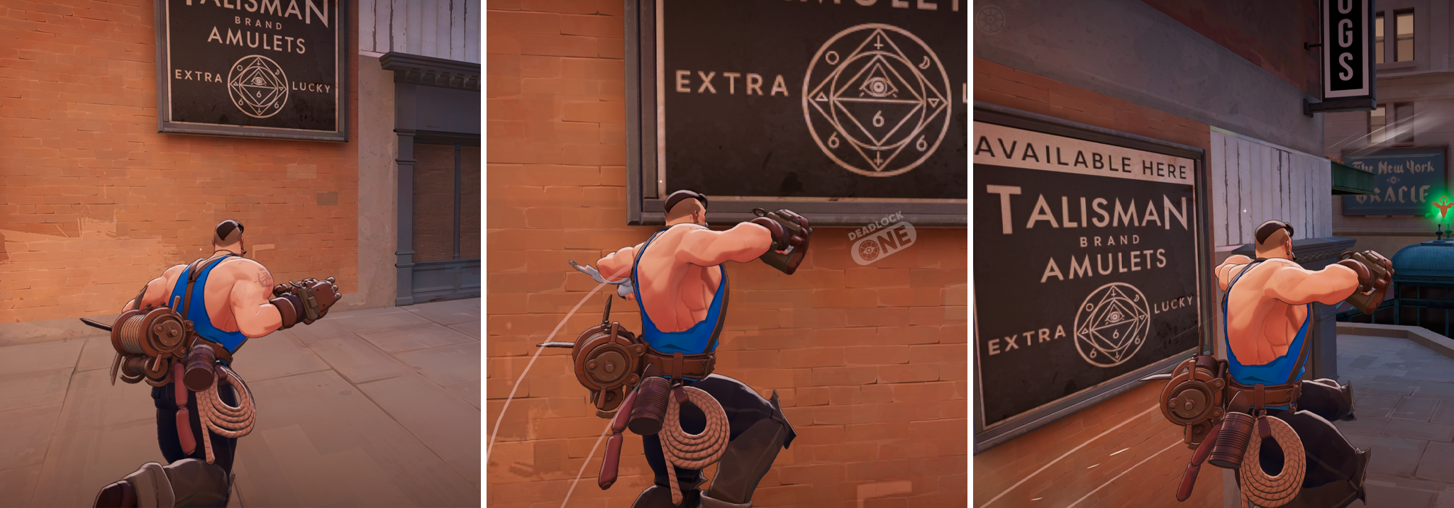 прыжок от стены wall jump deadlock