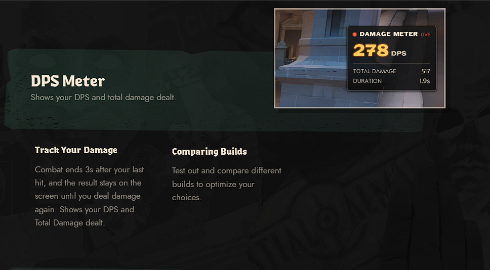DPS Meter Deadlock