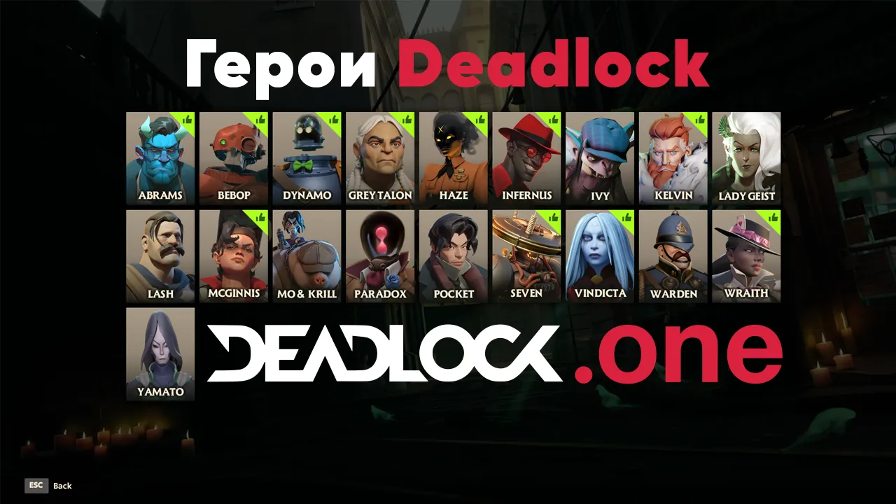 персонажи игры Deadlock от Valve