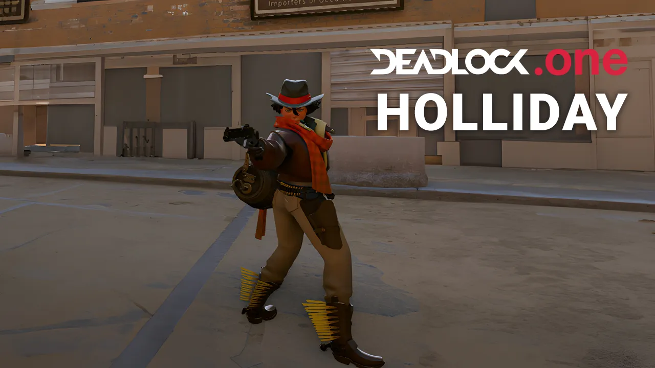 deadlock от valve (новый персонаж Holliday, которого еще нет в игре)