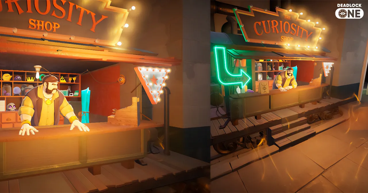 Curiosity Shop Restocked & Staffed — обновлённая лавка в Deadlock Curiosity Shop Restocked & Staffed — обновлённая лавка в Deadlock