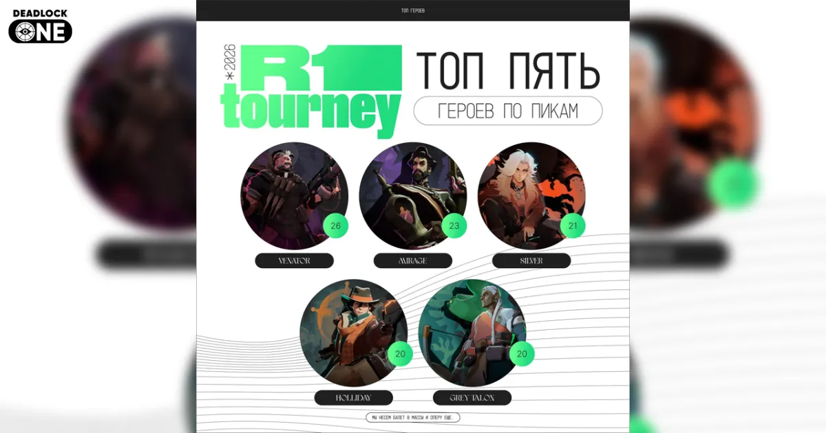 Статистика группового этапа R1Tourney по Deadlock