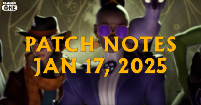 Deadlock Patch Notes for January 17, 2025