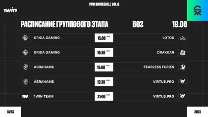 Третий день 1win Bombshell Vol. 6 расписание