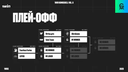 Первый день плей-офф 1win Bombshell Vol. 6