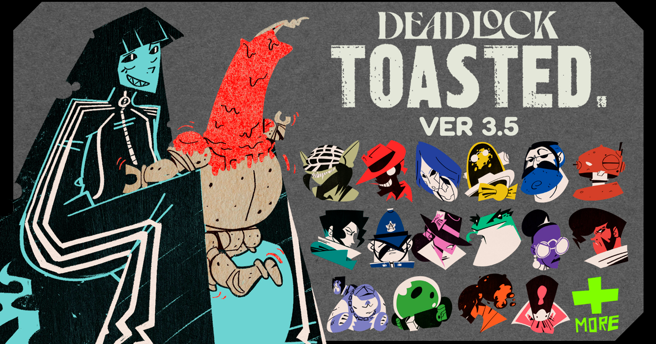 DEADLOCK TOASTED v3.5 — свежий пак иконок Alive/Dead для всех героев Deadlock